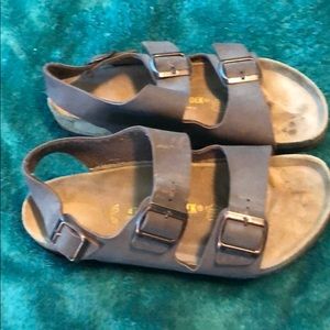 Brown Birkenstock’s Womens 10 men’s 8